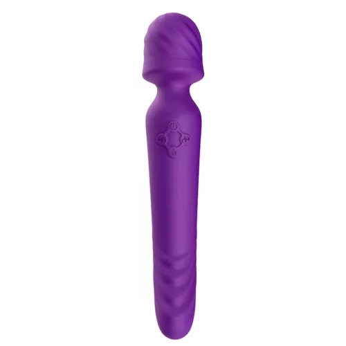 Szexjáték Rezgő, melegíthető, USB-töltés 22,6 cm lila