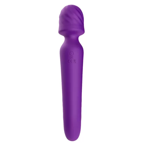 Szexjáték Rezgő, melegíthető, USB-töltés 22,6 cm lila