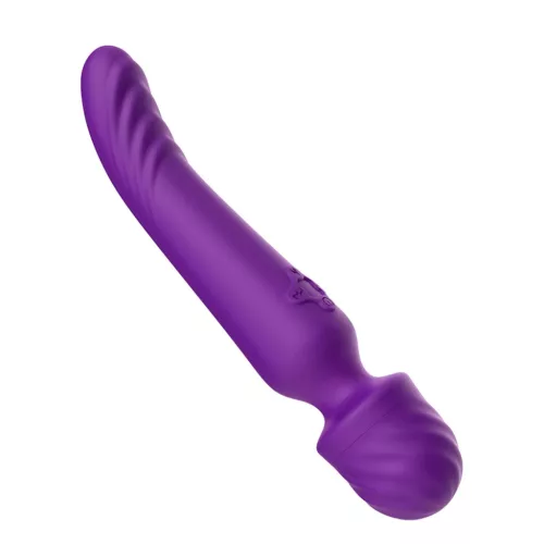Szexjáték Rezgő, melegíthető, USB-töltés 22,6 cm lila