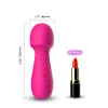 Szexjáték Vibrátor Rezgő, 9 mód, USB-töltés Rózsaszín 13,6 cm