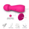 Szexjáték Vibrátor Rezgő, 9 mód, USB-töltés Rózsaszín 13,6 cm
