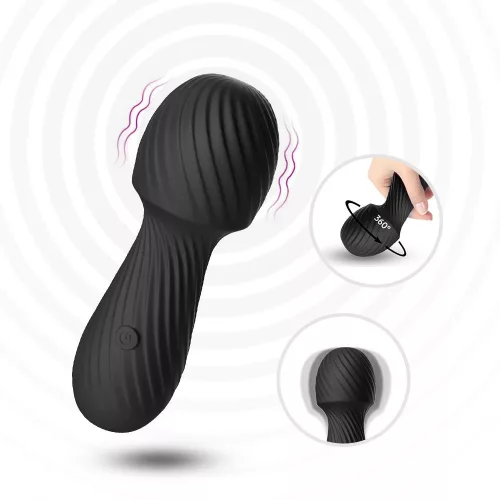 Dazzle Vibrátor 9 rezgésprogram USB töltés 13,6 cm fekete