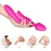 Magic Wand Vibrátor 9 rezgésfokozat, USB-töltés, vízálló rózsaszín 236 mm