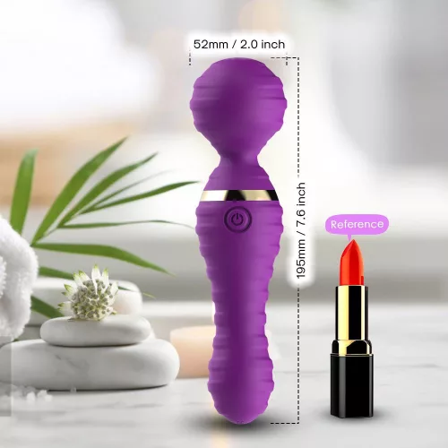 Freedom Vibrátor 9 mód, USB töltés 19 cm lila