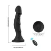 Optimus Dildó 9 rezgésfokozat távirányítós erős szívófej 18,5 cm fekete
