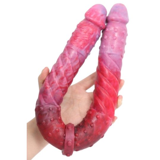 Double Dildo Duo Twist – prémium dupla vibrátor 53 cm