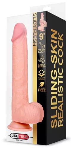 Realistic Dildo Slidy Cock – élethű masszírozó 17 cm