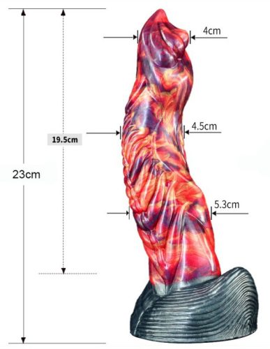 Dragon Arox – prémium dildó 18 x 4.8 cm