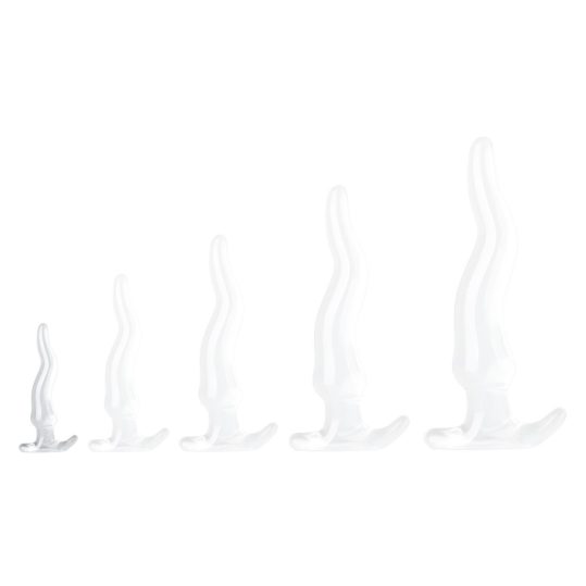 Lieps S – átlátszó anális dugó 13 cm x 3 cm