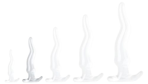 Lieps átlátszó plug M – 18 x 4 cm intim kiegészítő