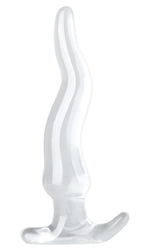 Lieps átlátszó plug M – 18 x 4 cm intim kiegészítő