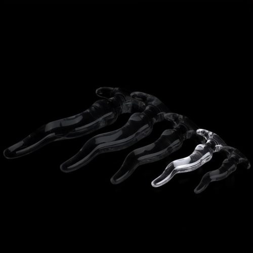 Lieps átlátszó plug M – 18 x 4 cm intim kiegészítő