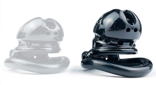 Sex Slave M – fekete férfi ginccsukló 6,5 x 3,5 cm