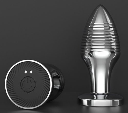 Vezeték nélküli vibráló dugó - prémium Alu Stry 6,5 x 2,9 cm