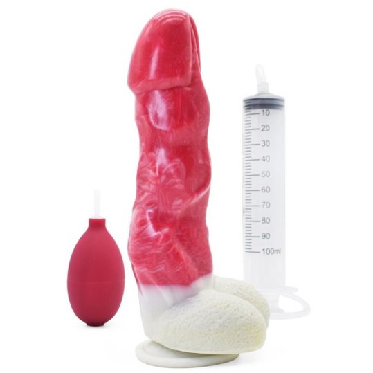 Monster Verax – ejakuláló dildó 16 cm hosszú