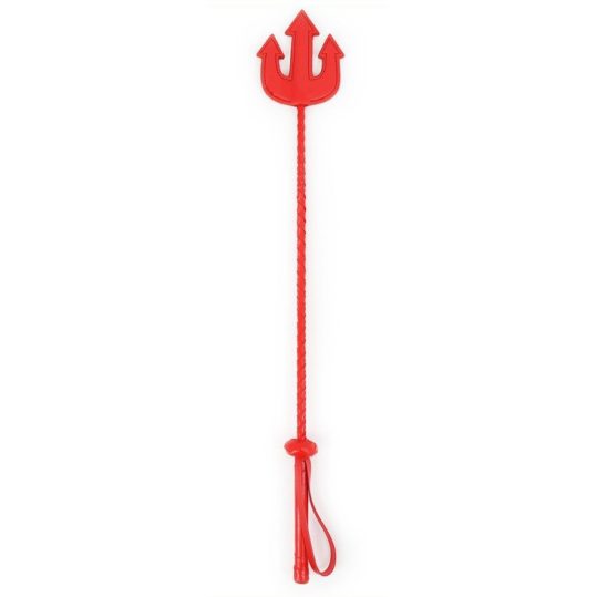 Trident Whip – 65 cm-es érzéki ostor, piros