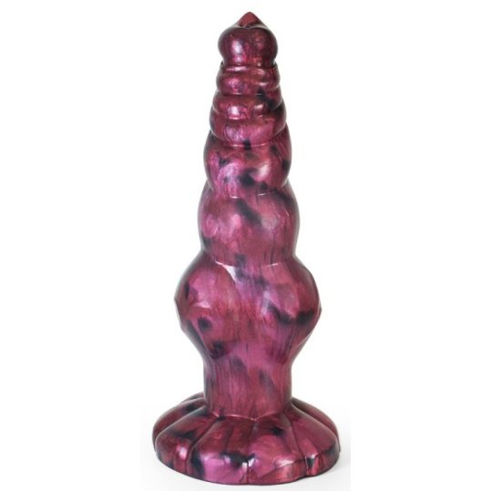 Dildo Monster Bad Twisto – ívelt, prémium dildo 20 x 7 cm