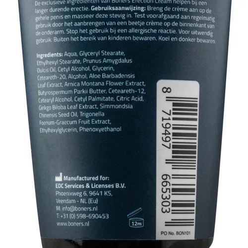 Boners – prémium erekciós krém 100 ml