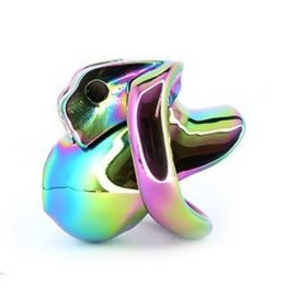   RAINBOW - fémburgonya prémium intim játékszer 5.5 x 3.3 cm