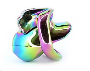 RAINBOW - fémburgonya prémium intim játékszer 5.5 x 3.3 cm