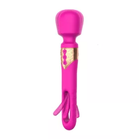   Vibrátor Rezgő nyelvmozgató, 10 mód, USB-töltős Rózsaszín-piros