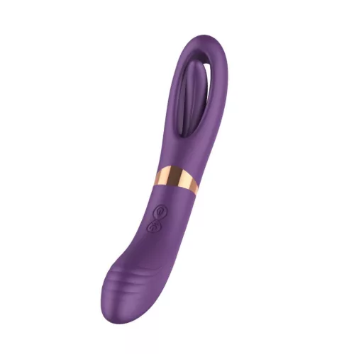 Vibrátor G-pont stimuláló dupla rezgés 10 mód USB-töltés vízálló