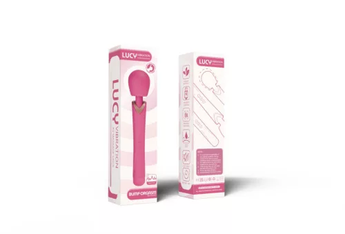 Perfect Wand Vibrátor Ergonomikus, 10 mód, vízálló USB-töltős Rózsaszín