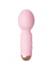 Cute Mini Wand masszírozó 10 rezgésmód vízálló USB töltés rózsaszín
