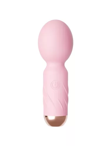 Cute Mini Wand masszírozó 10 rezgésmód vízálló USB töltés rózsaszín