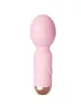 Cute Mini Wand masszírozó 10 rezgésmód vízálló USB töltés rózsaszín
