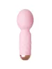 Cute Mini Wand masszírozó 10 rezgésmód vízálló USB töltés rózsaszín