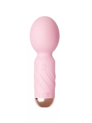 Cute Mini Wand masszírozó 10 rezgésmód vízálló USB töltés rózsaszín