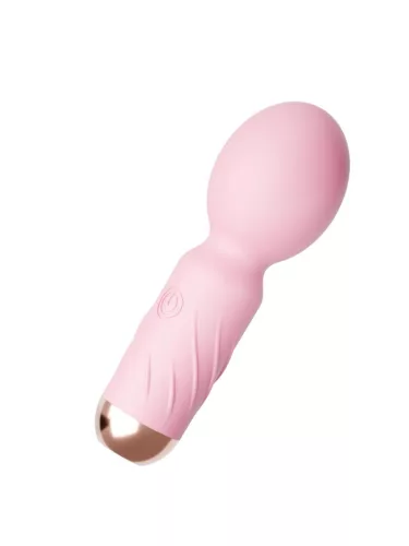 Cute Mini Wand masszírozó 10 rezgésmód vízálló USB töltés rózsaszín