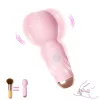 Cute Mini Wand masszírozó 10 rezgésmód vízálló USB töltés rózsaszín