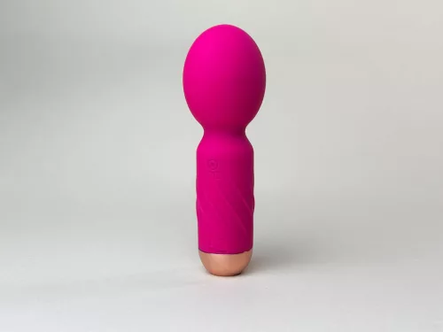 Cute Mini Wand masszírozó 10 rezgésmód vízálló USB töltés rózsaszín