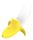Hola Banana – vibráló dildó, 8 x 3 cm