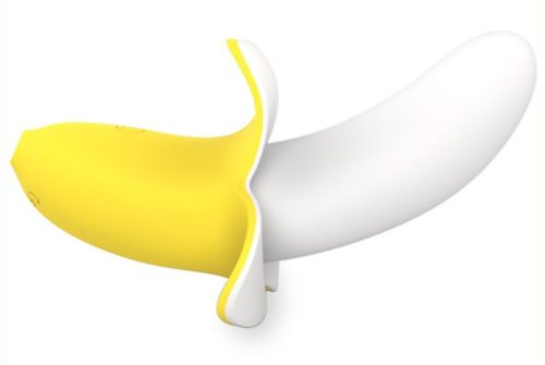 Hola Banana – vibráló dildó, 8 x 3 cm