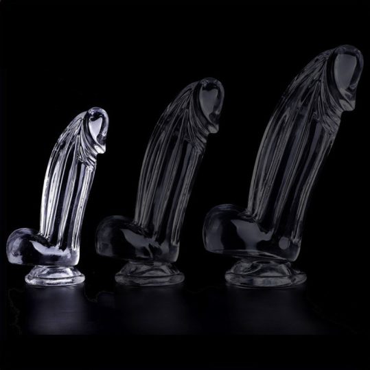 Kolk Átlátszó – prémium dildó 12 x 3,5 cm