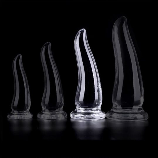 Gazox átlátszó dugó L – 18 cm x 5,5 cm intim élvezethez