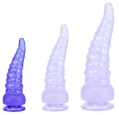 Winkle Dildo – prémium lila intim eszköz 13,5 x 4,5 cm