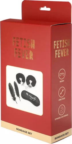Fetish Fever Kötöző szett 4 részes fekete