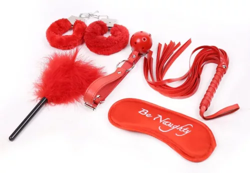 Fetish Fever Kötöző szett 5 részes piros