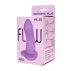 Flow Emotional Dildó G-pont stimuláló, prosztata stimuláló szívó vég lila