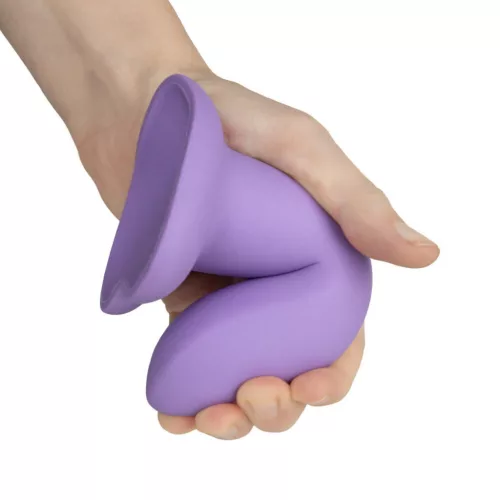 Flow Emotional Dildó G-pont stimuláló, prosztata stimuláló szívó vég lila