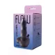 Flow Dildó Spiraltextúrás, Tapadókorongos Fekete kicsi