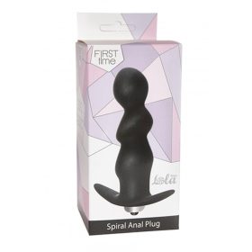 Analplug spirálos vibrációs fekete