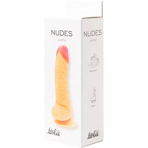 Nudes Dildó Realisztikus, tapadókorongos 19 cm hús színű