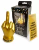 Golden F-U Finger Trophy Dísztárgy 15 cm arany