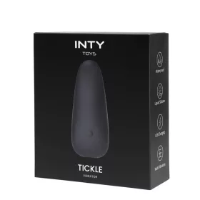   Inty Vibrátor 10 mód, USB-töltés, vízálló fekete szilikon