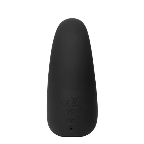 Inty Vibrátor 10 mód, USB-töltés, vízálló fekete szilikon